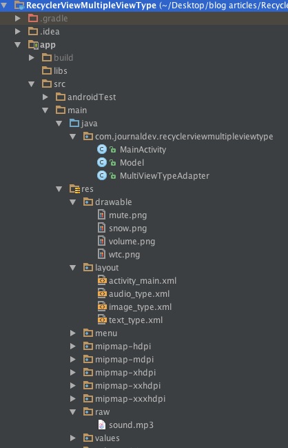 android-recycler-view-multiple-view-type-project
