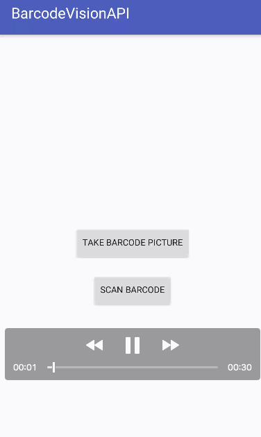 android barcode detector project structure