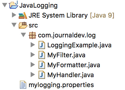 java logging logger example