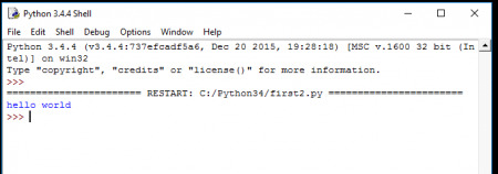 idle output python