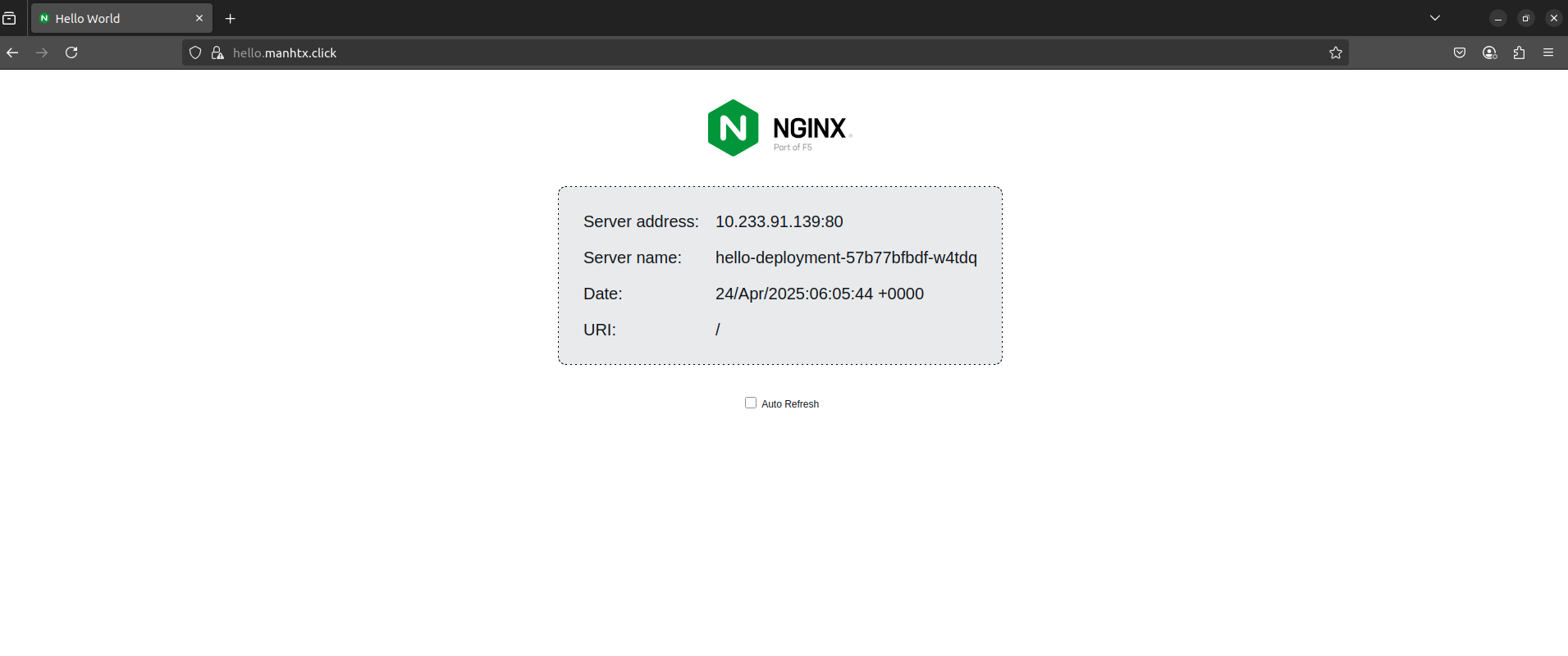 Cấu hình Load Balancing cho Kubernetes