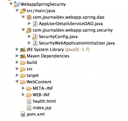 Hướng dẫn ví dụ Spring Security