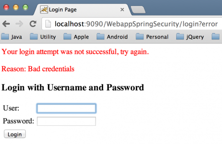 Hướng dẫn ví dụ Spring Security