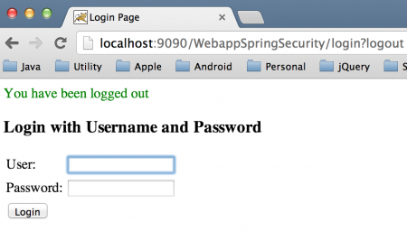 Hướng dẫn ví dụ Spring Security