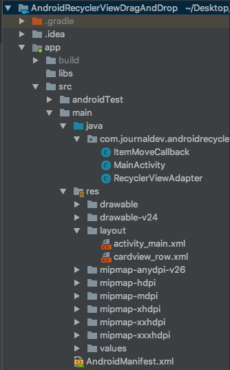 Chức Năng Kéo Thả Item Android RecyclerView