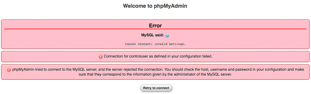 Trang phpMyAdmin