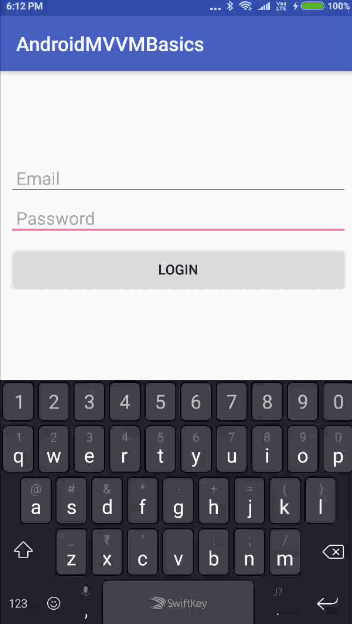App ví dụ sử dụng thiết kế MVVM trong Android