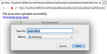 servlet file