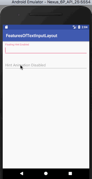 Hướng Dẫn Sử Dụng TextInputLayout Trong Android