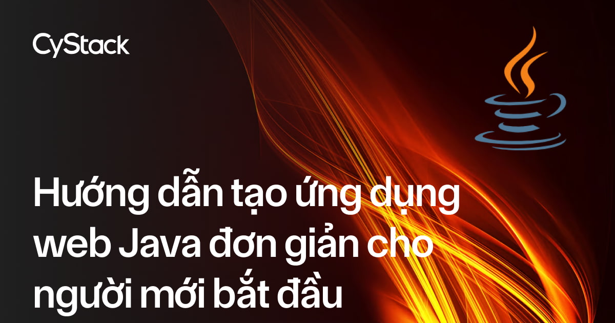 Tạo ứng dụng web Java