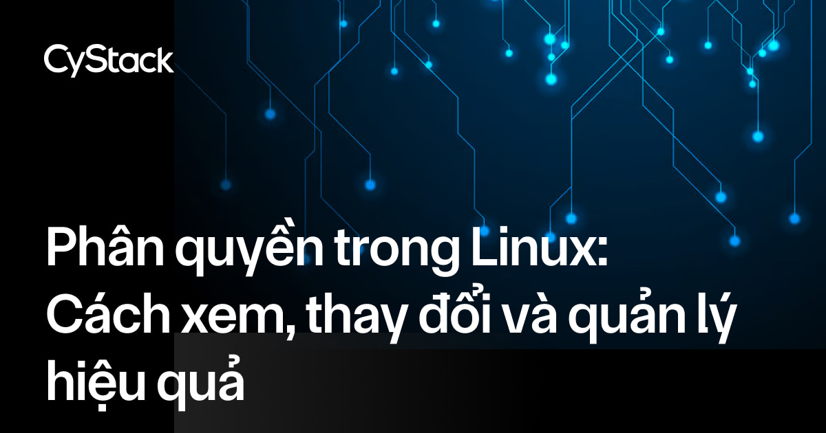 Phân quyền trong Linux