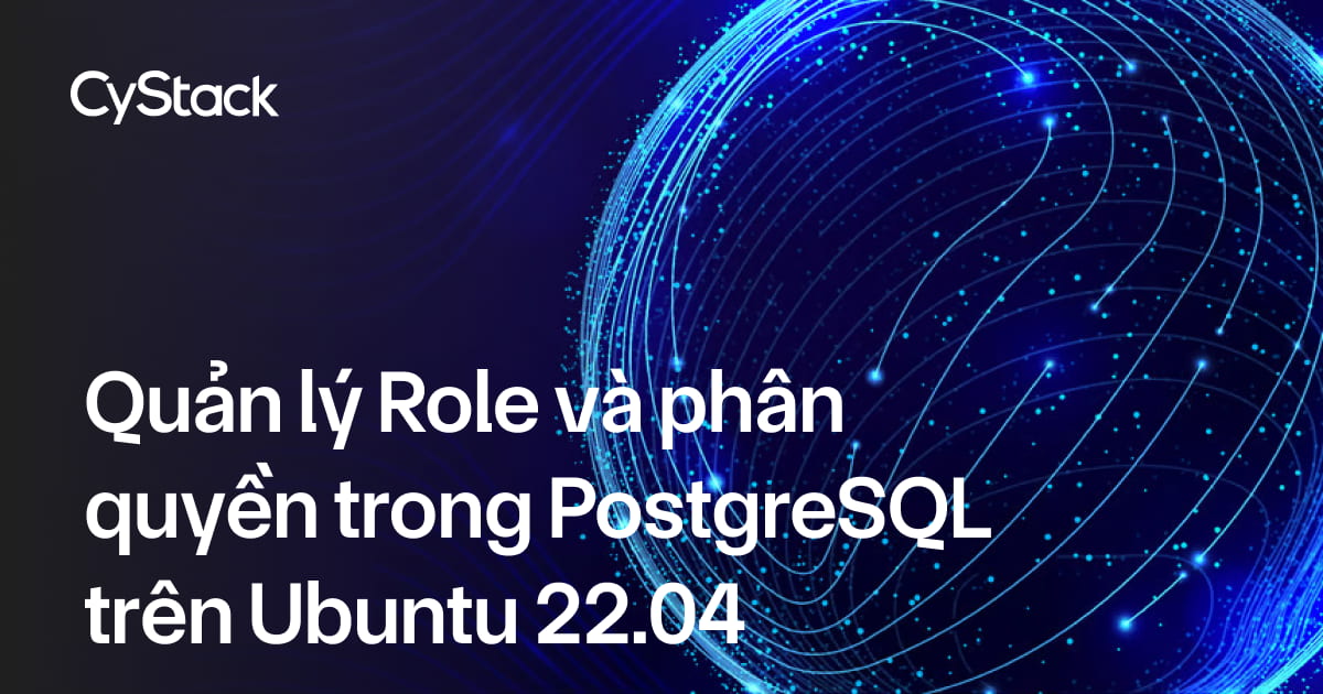 phân quyền trong PostgreSQL
