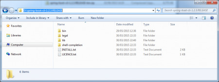 springboot cli home