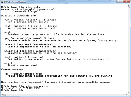 springboot cli version