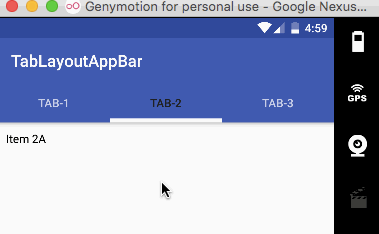 android tab layout view pager issue