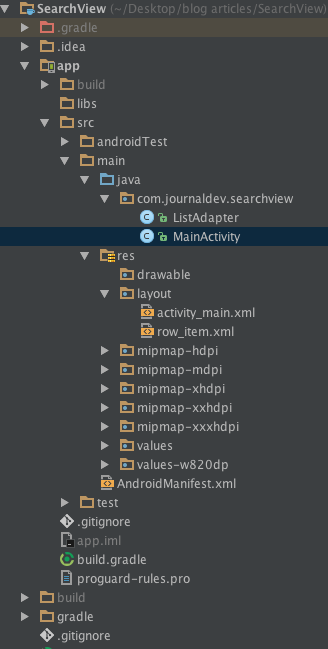 Hướng dẫn Android SearchView sử dụng DataBinding