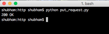 python put request