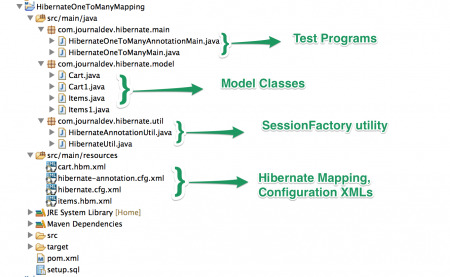 Hibernate One To Many Mapping Project