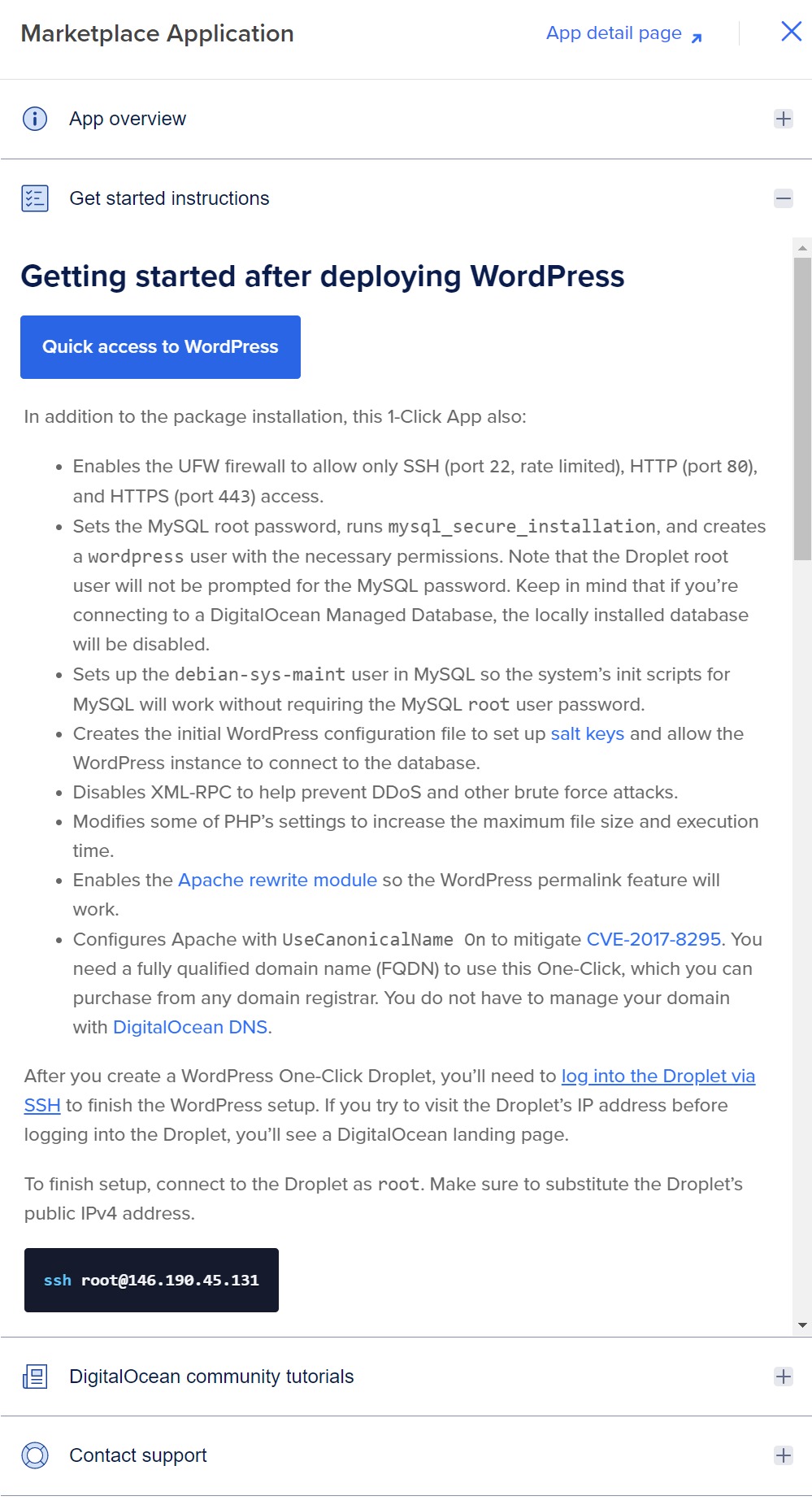 Cài WordPress Trên DigitalOcean