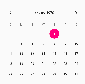 Android Calendar View