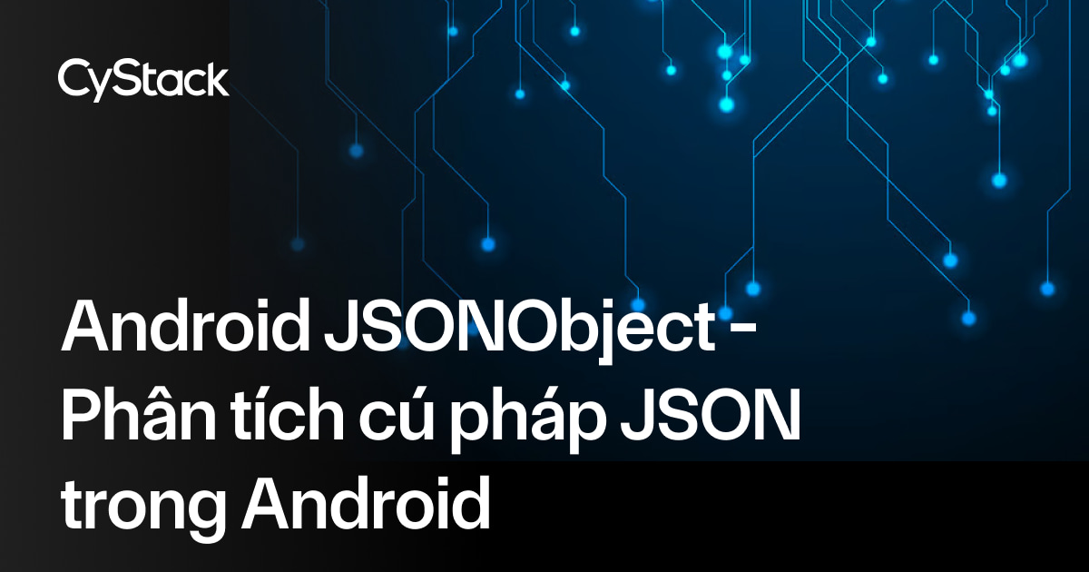 Phân tích cú pháp JSON