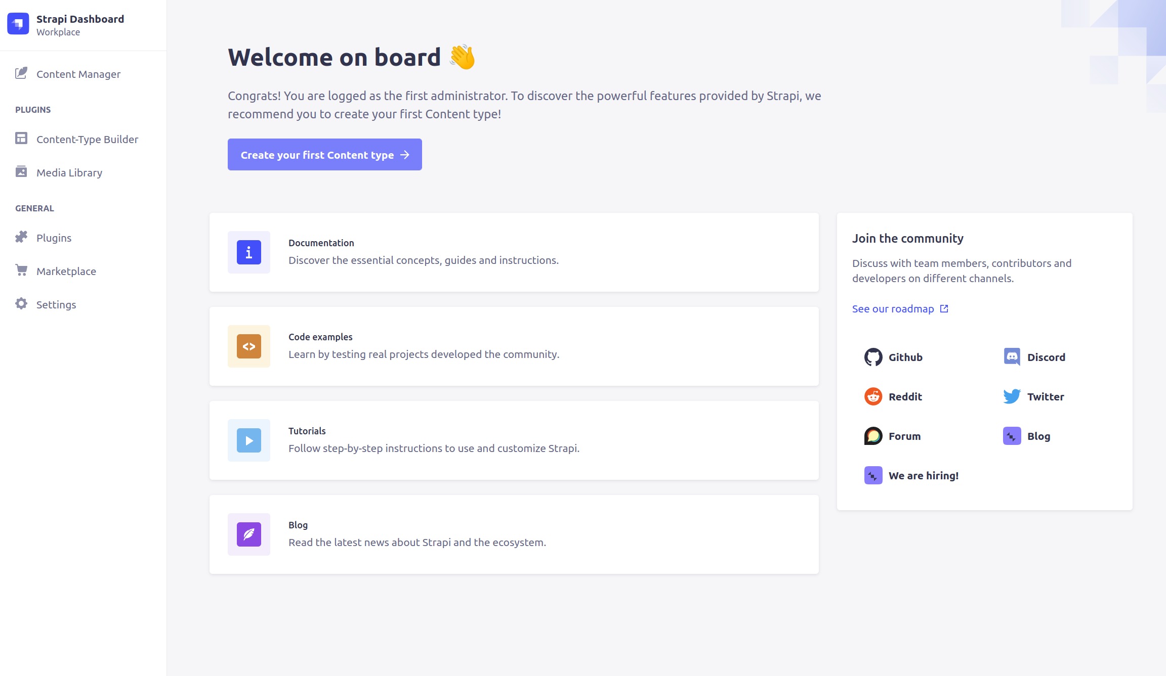 Khởi tạo Strapi trên Ubuntu 22.04