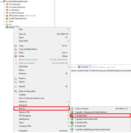 Gradle Eclipse Plugin