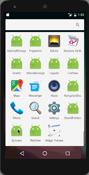 Ứng dụng Spinner trong Android