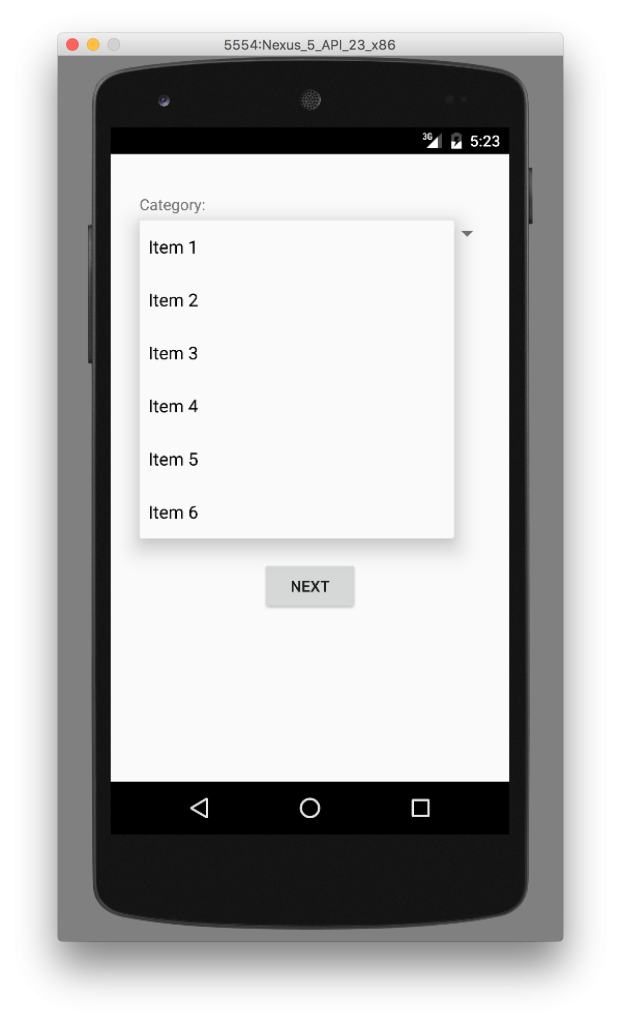 Ứng dụng Spinner trong Android